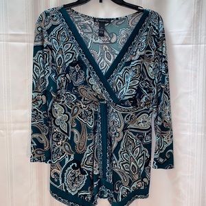 INC studded bohemian blouse